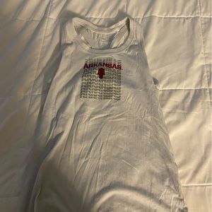 Arkansas Nike tank top